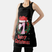 Tablier Joyeux Flamant rose de Noël Lunettes de soleil San (Insitu)