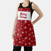 Tablier Joyeux flocon de neige de Noël (Insitu)