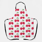 Tablier Joyeux Fruit de Cerise Mignon Souriant (Recto)