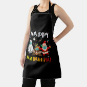 Tablier Joyeux Hallothanksmas Drôle Halloween Thanksgiving (Insitu)