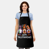 Tablier Joyeux Hallothanksmas Gnomes Lover Joyeux Noël (Porté)