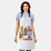 Tablier Joyeux Hallothanksmas Halloween Thanksgiving (Porté)