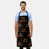 Tablier Joyeux Halloween Apron (Porté)