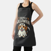 Tablier Joyeux Halloween Beagle Chien Design_1 (Insitu)