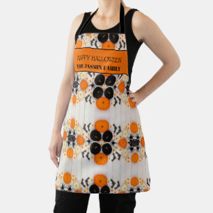 Tablier Joyeux Halloween Citrouille Orange