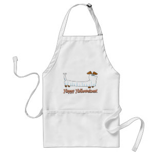 Tablier Joyeux Halloween Dachshund