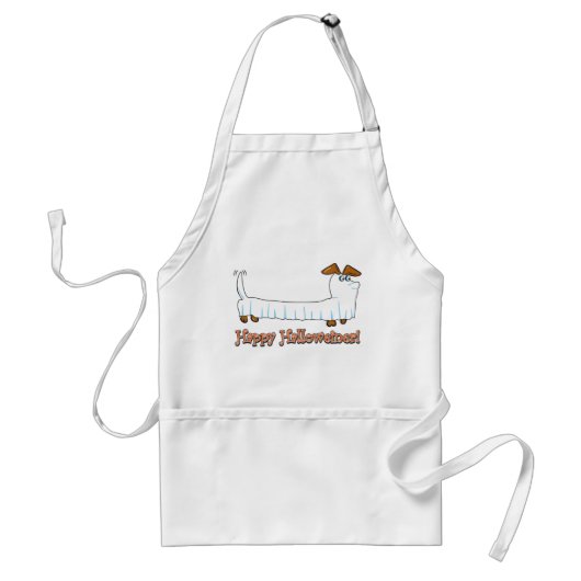 Tablier Joyeux Halloween Dachshund (Devant)