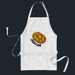 Tablier Joyeux Hanoukka Chanukah Juif Challah Pain Nourrit<br><div class="desc">Apron présente une illustration originale de pain d'allah, avec Challah ! dans une police amusante. Idéal pour célébrer Hanoukka. De nombreuses illustrations supplémentaires sont également disponibles dans cette boutique. Ne vois-tu pas ce que tu cherches ? Vous avez besoin d'aide pour la personnalisation ? Contactez Rebecca pour avoir quelque chose...</div>