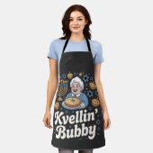 Tablier Joyeux Hanoukka Funny Juif Vacances Kvellin Bubby (Porté)