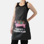 Tablier Joyeux Hanukkah chien teckel (Insitu)