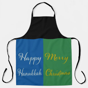 Tablier Joyeux Hanukkah Joyeux Noël Double Vacances