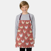 Tablier Joyeux jardin de poulets d'élevage Apron (Porté)