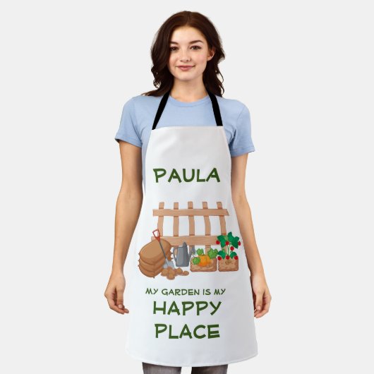 Tablier Joyeux jardiniers Apron (Porté)