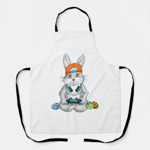 Tablier Joyeux Joueur d'Oeufs de Lapin de Pâques