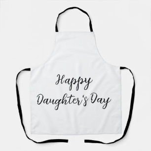 Tablier Joyeux jour de filles si.ple minimum ajouter le no