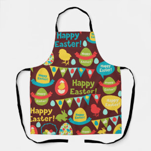 Tablier Joyeux jour de Pâques - Lapin Motif Et Oeufs Pâque
