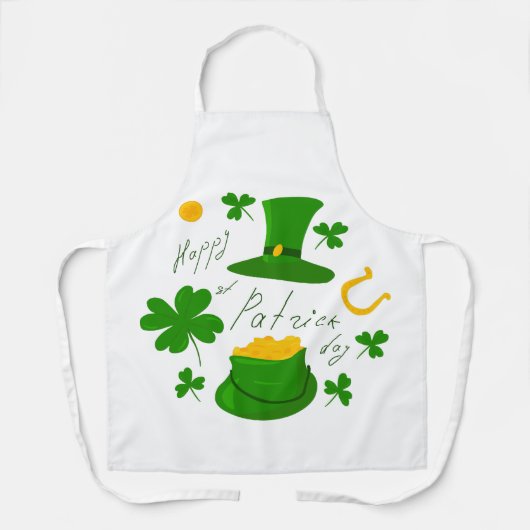 Tablier Joyeux jour de saint Patrick (Recto)