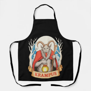 Tablier Joyeux Krampus Monstre Noël Xmas Santa Méchant