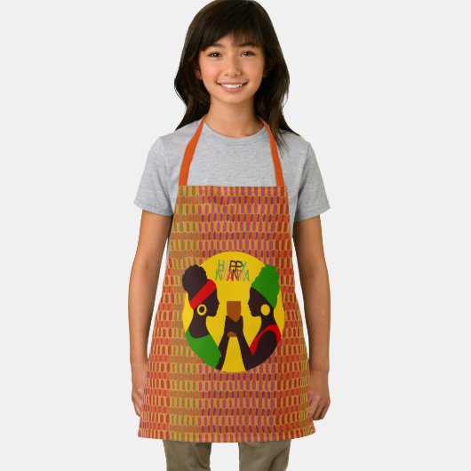 Tablier Joyeux Kwanzaa Kids Apron (Insitu)