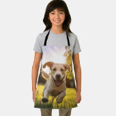 Tablier Joyeux Labrador Puppy Running (Insitu)