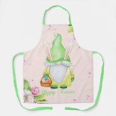 Tablier Joyeux lapin de Pâques Gnome (Recto)