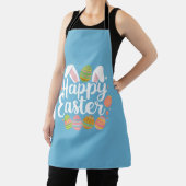 Tablier Joyeux Lapin de Pâques Vacances de Lapin d'Œuf (Insitu)