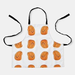 Tablier Joyeux Mascotte de Pain Kawaii