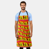 Tablier Joyeux Motif de la fête des mères (Porté)