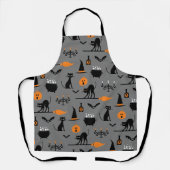 Tablier Joyeux Motif d'Halloween (Recto)