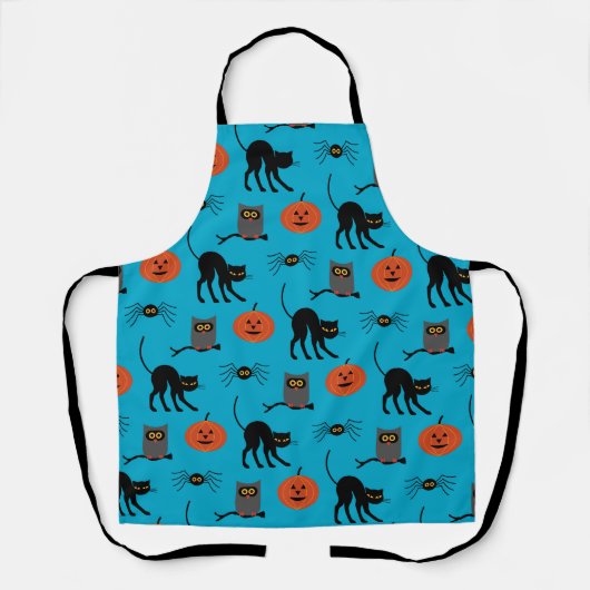 Tablier Joyeux Motif d'Halloween (Recto)