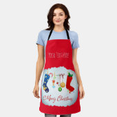 Tablier Joyeux Noël (Porté)