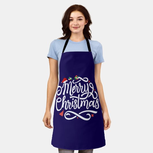 Tablier Joyeux Noël-61039 (Porté)