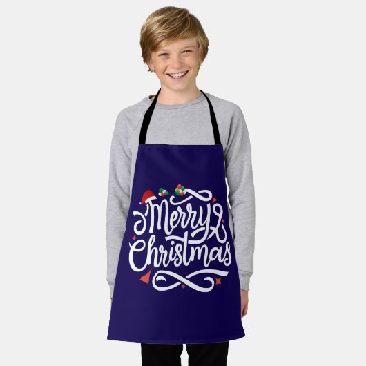 Tablier Joyeux Noël-61039 (Porté)