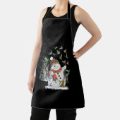 Tablier Joyeux Noël au colibri Snowman (Insitu)