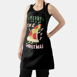 Tablier Joyeux Noël Cheesy Noël Noël Père Noël Pizza Noël