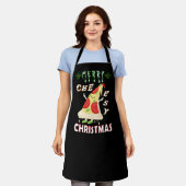Tablier Joyeux Noël Cheesy Noël Noël Père Noël Pizza Noël (Porté)
