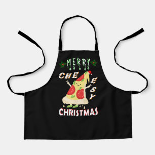 Tablier Joyeux Noël Cheesy Noël Noël Père Noël Pizza Noël