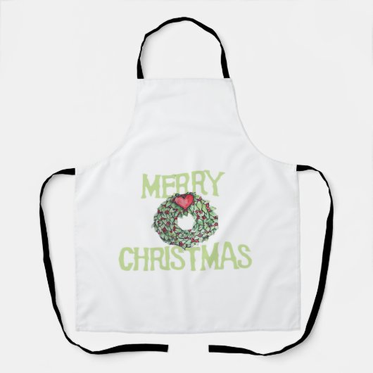 Tablier Joyeux Noël Classique (Recto)