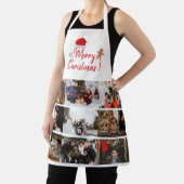 Tablier Joyeux Noël Custom 9 Photo Collage Holiday (Insitu)