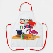 Tablier Joyeux Noël de Floride (Recto)