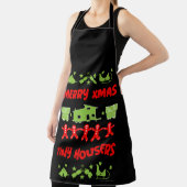 Tablier Joyeux Noël de la petite maison (Insitu)