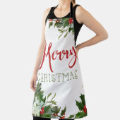 Tablier Joyeux Noël de verdure (Insitu)