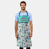 TABLIER JOYEUX NOËL DESIGN (Porté)