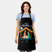 Tablier Joyeux Noël Et La Nativité Scène Foi Chrétienne (Porté)