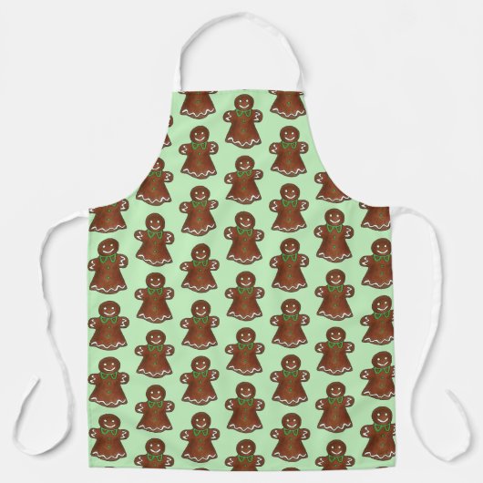 Tablier Joyeux Noël Gingerbread Lady Holiday Cookie (Recto)
