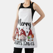 Tablier Joyeux Noël Gnomies Gnomes de Noël (Insitu)