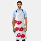 Tablier joyeux noël ho ho ho (Porté)