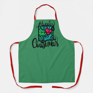 Tablier Joyeux Noël Holly