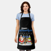 Tablier Joyeux Noël juif Chrismukkah Hanoukka (Porté)