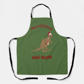 Tablier Joyeux Noël Kangaroos (Recto)